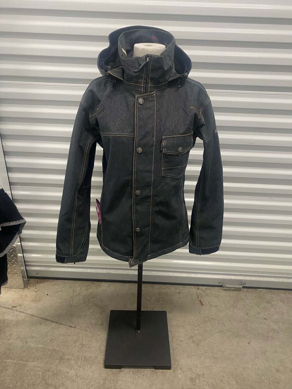 Sessions Denim Ski/Snowboard Jacket with Contrast Stitching